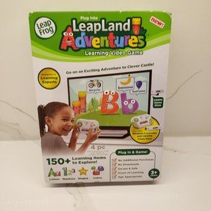 Leap Frog LeapLand Adventures Learning Video Game letters numbers shapes colors